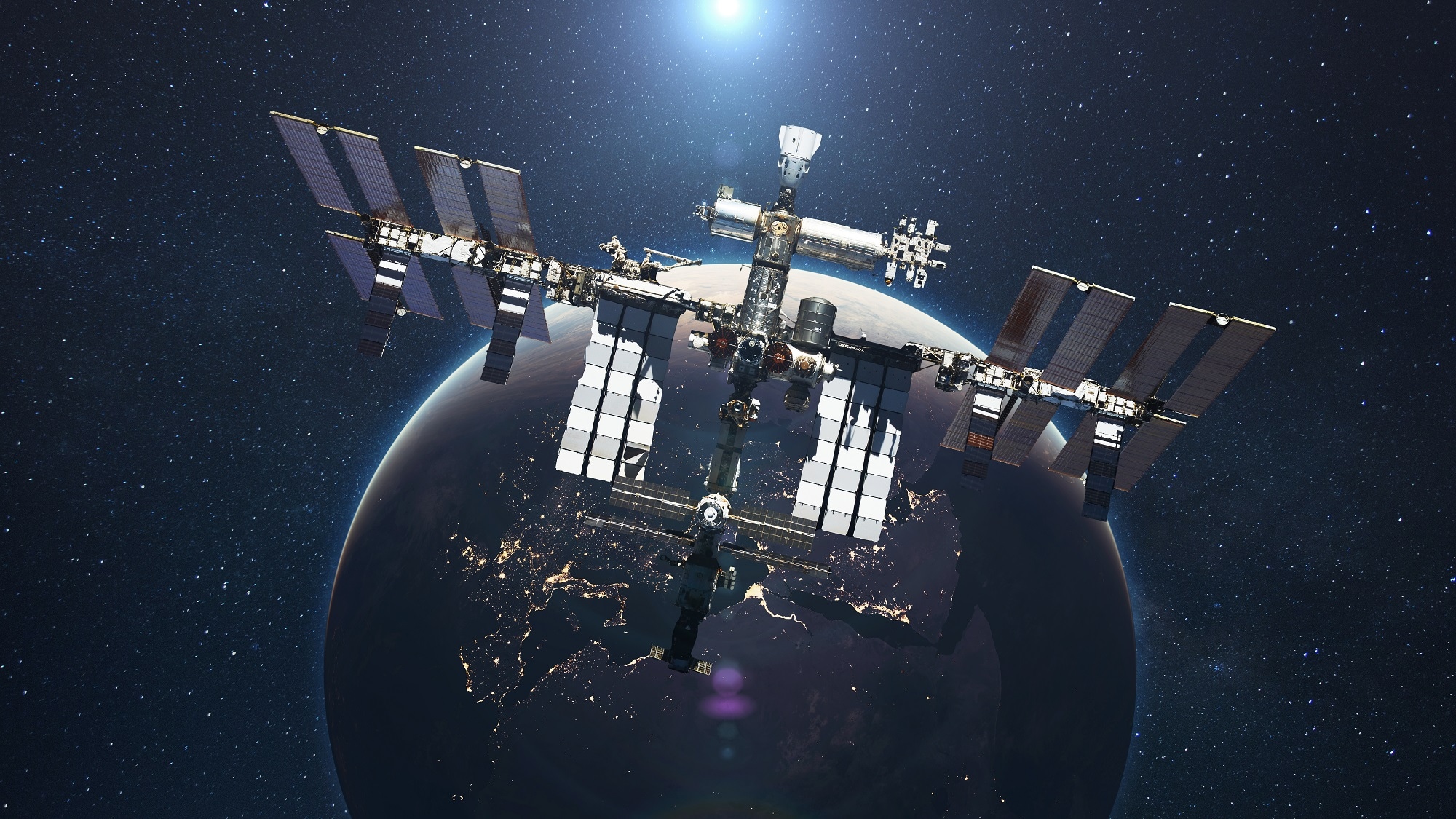The International Space Station (ISS) is too clean