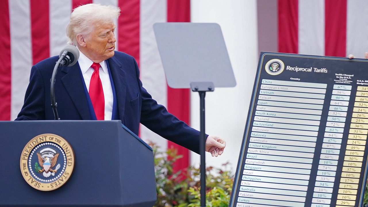 So Trump comes to his fictional customs sets