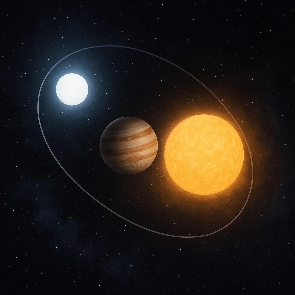 The mystery of the Nu Octantis system revealed: a rebellious planet that orbit between two stars