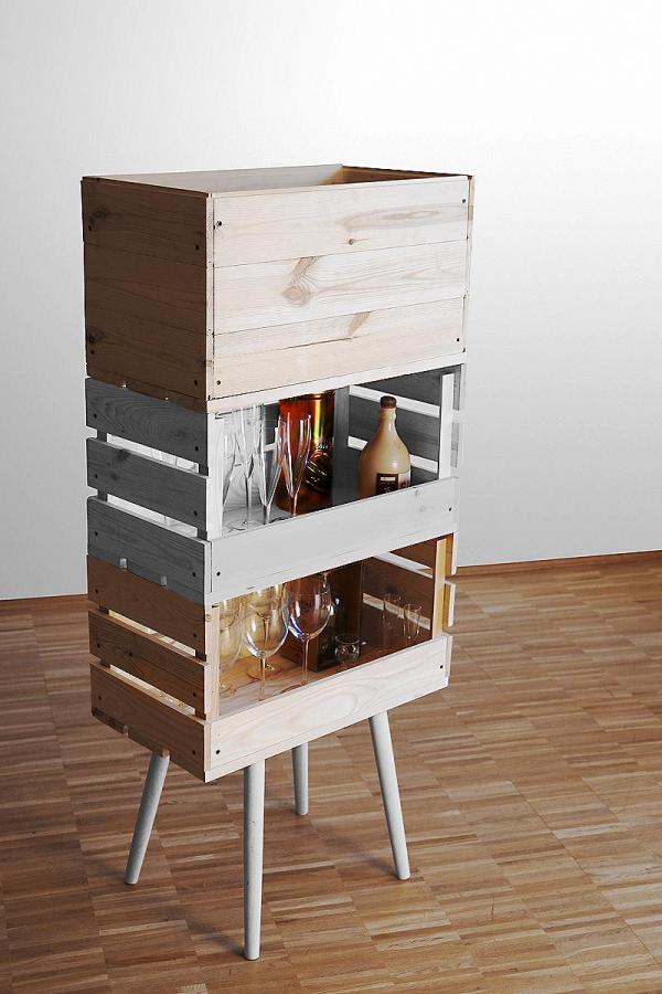 Décorez votre maison avec des boîtes recyclées -