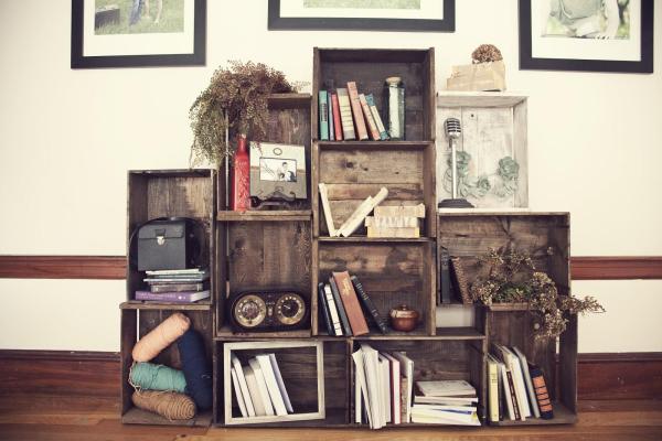 Décorez votre maison avec des boîtes recyclées -