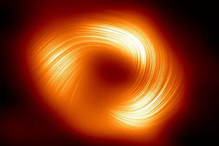 The black hole in the heart of the Milky Way runs like a “cosmic top”