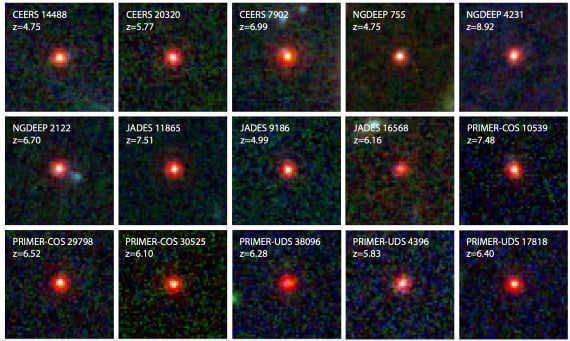 Small red-galassia dots Small red-galassia dots