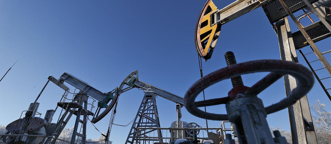 Pumps are in use at Yelkhovneft's Novo-Yelkhovskoye oil field.