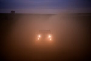 Who drives better in fog? Us or self-driving cars?