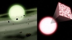 White dwarfs are not just white: pink, purple and for the first time a green star discovered